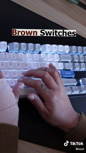 I can see why people like ASMR now #nzxt #keycap #asmr #keyboard #NZXTFunction