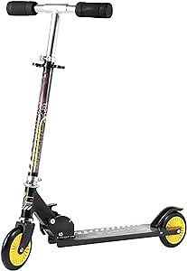 Kick Scooter for Kids, Foldable Scooter for Kids Ages 3-12 Boys/Girls,Ages 6-12 5-8 with Adjustable Height Handlebars, Rear Brake,Gift for Christmas