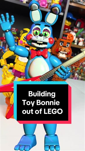 I built Toy Bonnie from five nights at Freddy’s two out of LEGO This build has been long overdue😅 I appreciate your patience and support on this build series and hope to get another LEGO FNAF build out in the next 2 weeks! Let me know which character I should build next✌️ #LEGO #FiveNightsAtFreddys #Fanf #toybonnie #LEGObuild