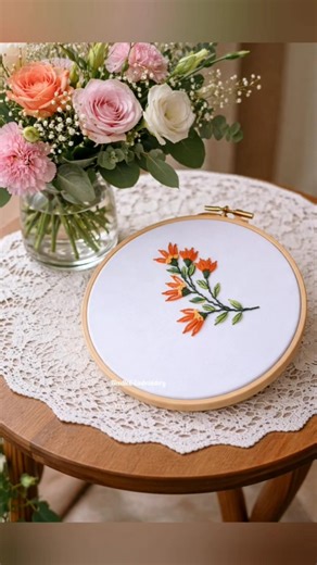 Needle Embroidery stitches//Needle&Embroidery//short