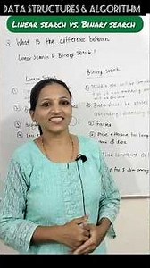 Difference between Linear Search and Binary Search #education