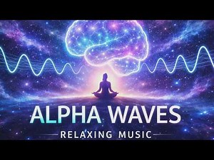 Alpha Waves 8–12Hz 🌌 Deep Focus & Meditation Music | Relaxing Brainwave Music for Study & Sleep