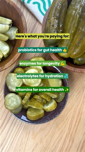 4.1K views · 24 reactions | These aren't your average pickles...​ ​Why do our pickles cost more? Because they DO MORE! 勒​ ​They're hand-crafted, full of probiotics and totally free of dyes and sugar. That's why they cost more... and why they're worth it ​ ​Real ferments. Real flavor. Real food.​ ​Which flavor pickle is your fav?  | Olive My Pickle | Facebook