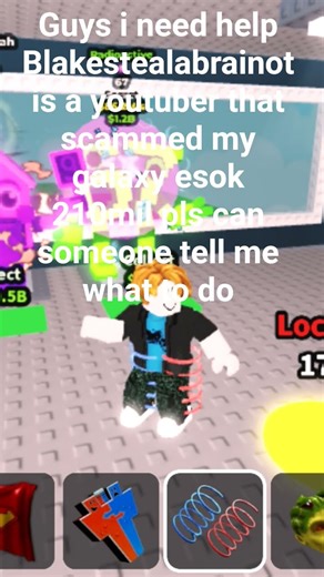 help me I got scammed by a YouTuber called blakestealabrainrot he scammed me in live what do I do?