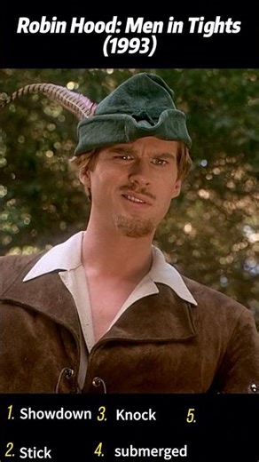 Robin Hood: Men in Tights (1993) | Robin Hood Duels Little John on the Log Bridge