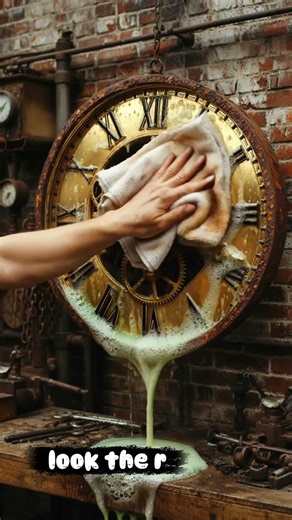 300-Year-Old Rusty Clock Restored to Luxury Shine ✨