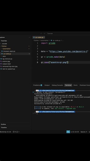 Create QR Codes with Python in Seconds 🤯