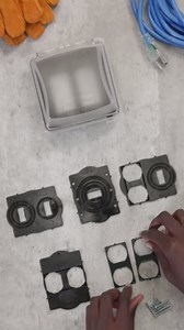 TayMac MM2410C Two-Gang Vertical Mount Weatherproof In-Use Cover, 55-in-1, 2 3/4-Inches Deep, Clear Finish