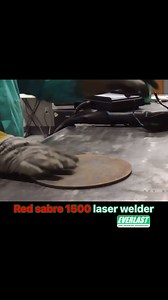 21K views · 15 reactions | Making rust removal fun again  Bit of live action from @mccollum.weldfab on the all new Red Sabre 1500 laser machine from #everlastwelders | EverlastWeldersUSA | Facebook