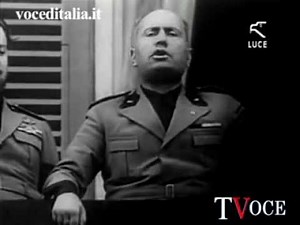 Speech by Duce Benito Mussolini in Naples, October 25, 1931