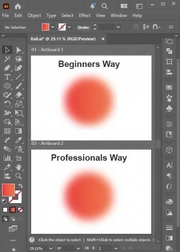 Illustrator Design Tutorial with Fixing Gaussian Blur | #adobe #tutorial #illustrator