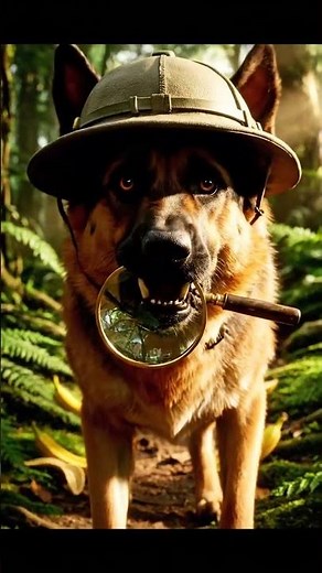 Dog with magnifying 202510242112 1lu7h