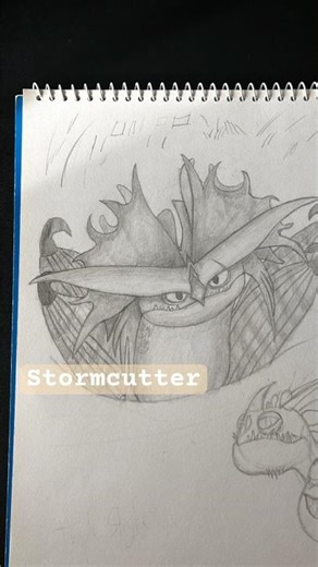 Httyd Stormcutter sketch #howtotrainyourdragon #httyd #httydfan #dreamworks #drawing #art