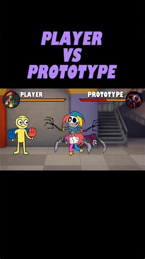 Player VS Prototype | Poppy Playtime 5 #animation #poppyplaytime #prototype #shorts