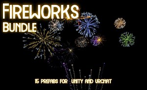Fireworks Particle Vrchat (15 types)
