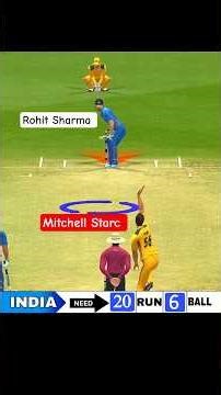Can Rohit pull off the chase against Australia? Real cricket ™/Real cricket swipe #cricket
