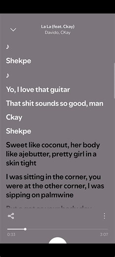 la la - davido ft ckay #davido #lyrics #newmusic #afrobeat @davido