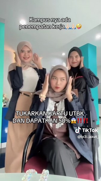 Kartu Peserta UTBK untuk Potongan Kuliah 50% di LP3I