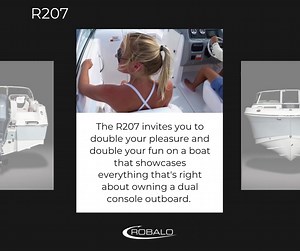 The amazing R207 invites you to double your pleasure and double your fun on a boat that showcases everything that's right about owning a dual console outboard. | Robalo Boats