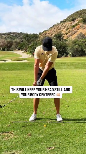 Struggling with sway in your backswing? ❌ Swaying can throw off your entire swing sequence, leading to inconsistent ball striking. Here’s what’s going wrong 👇 • Excessive lateral movement • Pressure shifts outside the trail foot • Loss of coil and power Let’s fix that with the “tee in the mouth” drill! 🟢 1️⃣ Setup: Place a tee between your lips, pointing straight ahead 2️⃣ Backswing Focus: Keep the tee pointed at the ball throughout the backswing 3️⃣ Pressure Control: Maintain 70% pressure on 
