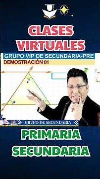 Virtual Classes - The sum of the interior angles of a triangle #highschoolscience
