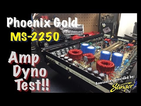 Phoenix Gold MS-2250 Amp Dyno Test Old School