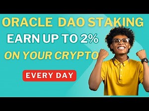 ORACLE DAO STAKING REVIEW | HOW TO EARN UP TO 2% ON YOUR CRYPTO EVERY DAY
