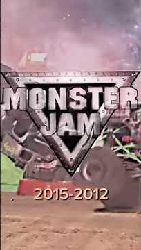 The evolution of the monster jam logo #monsterjam #shorts