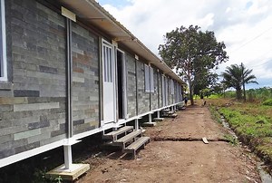 These LEGO-like recycled plastic bricks create sturdy homes for just $5,200