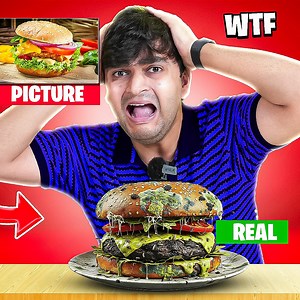 2.6M views · 46K reactions | Testing Photo vs Reality of Fast Food Brands | Aayush Sapra | Facebook