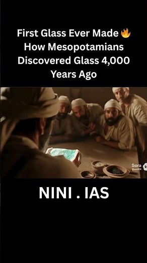 First Glass Ever Made 🔥 How Mesopotamians Discovered Glass 4,000 Years Ago