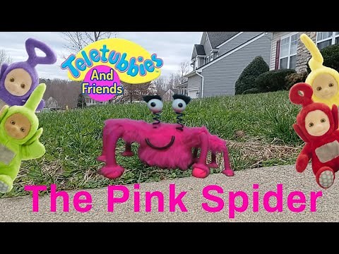 Teletubbies and Friends Segment: The Pink Spider + Magical Event: Music Note Flowers