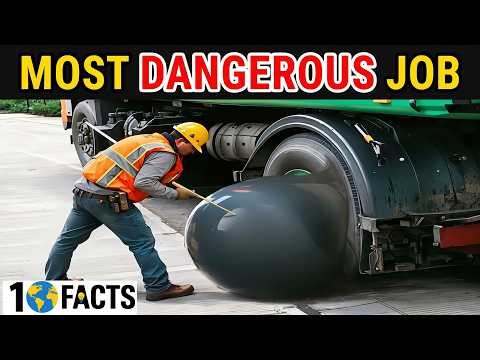 Top 10 World's Most Dangerous Jobs — 3M Deaths/Year & One Pays $150K in 3 Days | 10 facts