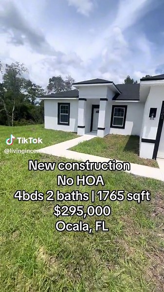 New construction home in beautiful Ocala, FL! These prices are unbelievable 👀 #floridarealestate #ocala #ocalarealtor #marionoaks #floridalife #floridarealestate #newconstruction
