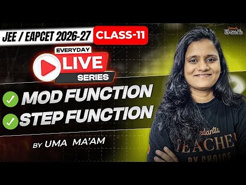 Functions Class 11 - MOD & STEP - Full Concept & Tricks - MPC - EAPCET / JEE 2026