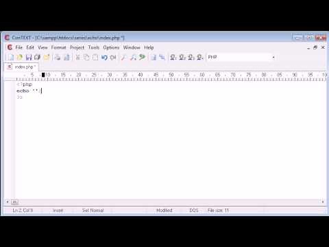 Beginner PHP Tutorial - 9 - echo