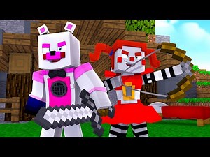 Circus Baby Plays Bed Wars! Minecraft FNAF Roleplay