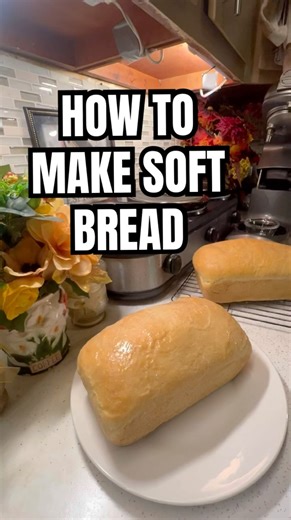 How to make soft fluffy Bread #food #homemadebread #breadrecipe #bakingbread #makingsoftloafbread