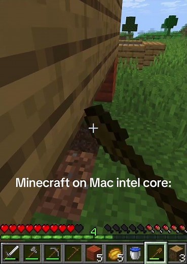Minecraft on Macbook core