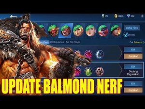UPDATE Lagi ! Emblem dan Build Terkuat Balmond Setelah di Nerf oleh Moonton | Balmond Gak Kuat Lagi?