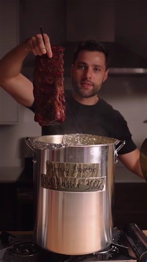 This is how I smoke meat indoors the American way of BBQ