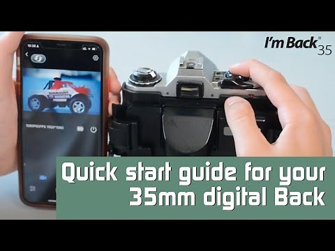 Quick Start Guide for I'm Back35 digital Back
