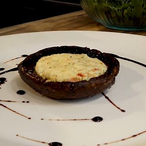 How To Stuff A Portobello Mushroom 🤤 | Chef Jean-Pierre