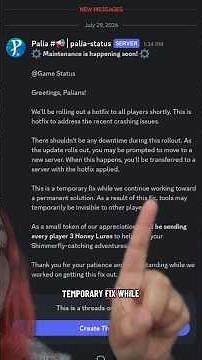 Palia - Hotfix For Crashes Incoming! #palia