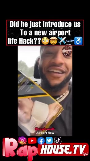 He should've kept this hack to himself 😭😭💀 #fyp #foryourepage #Airport #lifehacks #stuffthatworks #stuffyoushouldknow #newtrend #trythisathome #nokidsallowed #hoodplugcomedy