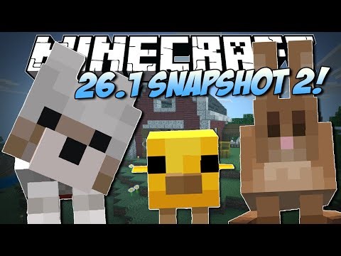 Minecraft | CUTE BABY MOBS! (Baby Mobs, Craft-able Name Tags, & More!) | 26.1 Snapshot 2