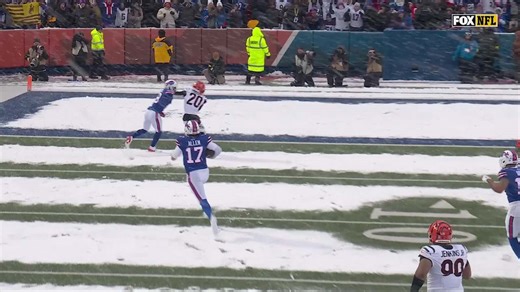 Can't-Miss Play: Josh Allen dashes through the snow for 40-yard TD run vs. Bengals