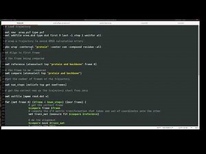 VMD data analysis automatization (part2): RMSF and Salt bridges analysis of trajectory