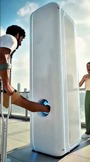 Dubai’s AI BODY POD Will Blow Your Mind ⚡ Real Leg Regrowth Machine 3.0 X Future Healing #shorts