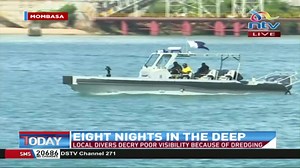 LIVE UPDATE - Likoni Ferry Recovery Operations: Recovery operations temporarily suspended to allow docking of Indian naval ships at the channel. #NTVToday | NTV Kenya